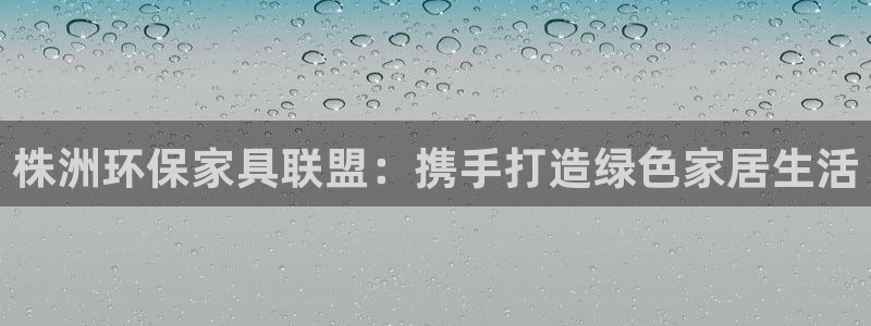 沐鸣2平台测速登录：株洲环保家具联盟：携手打造绿色家居生活