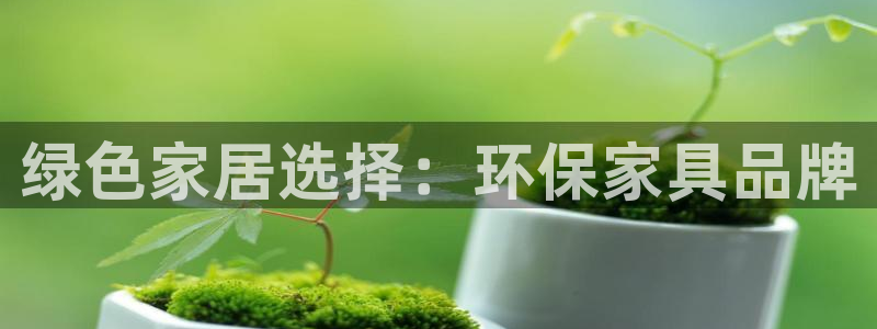 沐鸣2官网游戏：绿色家居选择：环保家具品牌